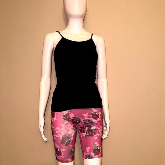 Athletech Missy Floral Biker Short - Picture 1 of 2